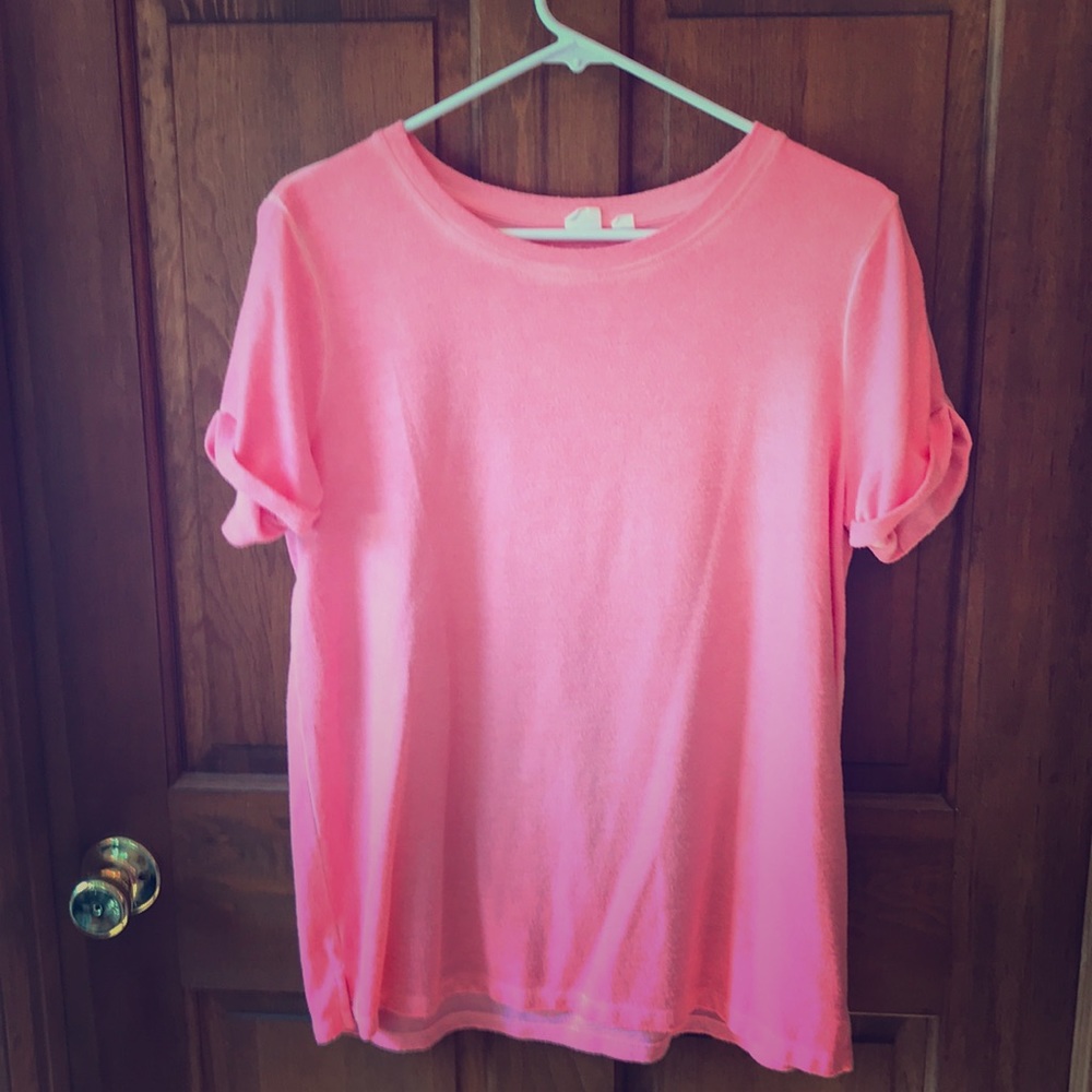 3 for $15. Pink shirt sleeved sweater